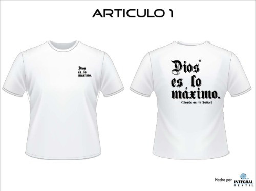 remeras personalizadas cristianas