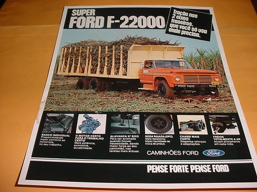 Folder Ford Caminhao F-22000 80 1980 81 1981 82 1982 Diesel