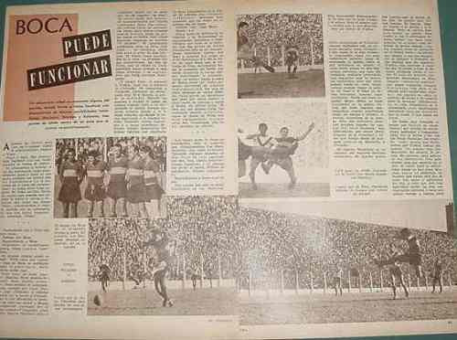 Clipping Futbol 1961 Boca Juniors Velez Sarsfield 3 Pgs