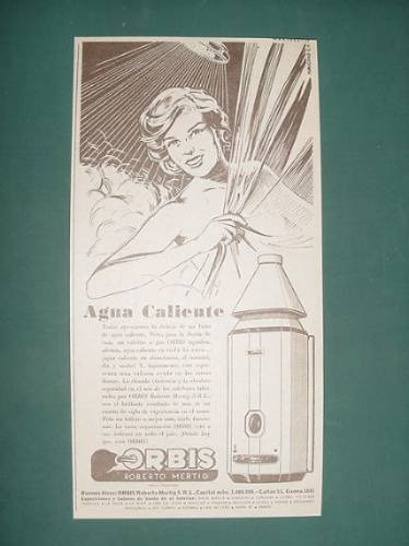 Publicidad- Orbis Calefon Agua Caliente Donde Hay Gas