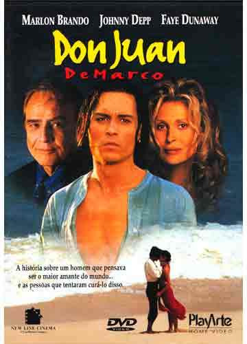 Dvd Don Juan De Marco - Johnny Depp, Marlon Brando & Faye Du