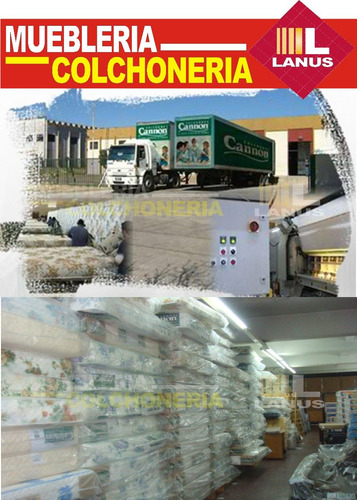 Colchon Cannon Soñar Resorte 190x140 +2almohadas Superoferta