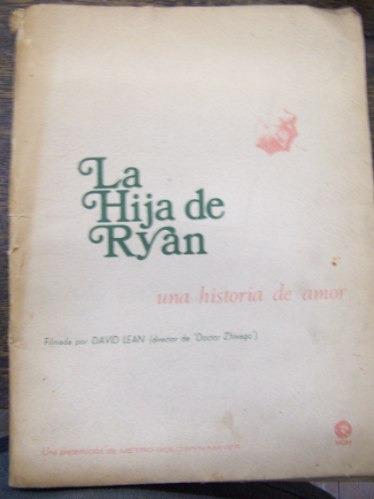 La Hija De Ryan * David Lean * Carpeta Publicidad Del La Mgm