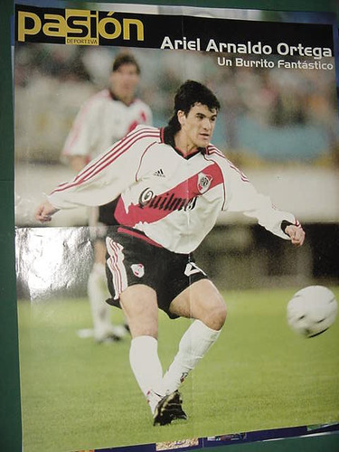 Poster Original Futbol River Plate Ariel Burrito Ortega