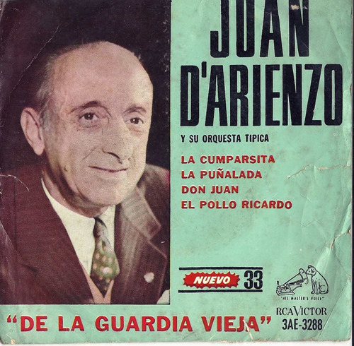 Juan Darienzo Simple De La Guardia Vieja - La Cumparsita Rca