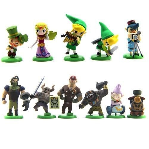 11 Bonecos Zelda - Action Figure The Legend Of Zelda Link