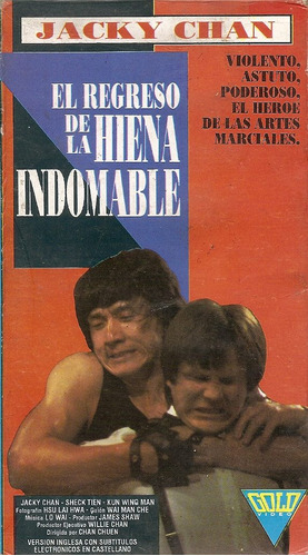 Jackie Chan El Regreso De La Hiena Indomable Vhs Artes Marci