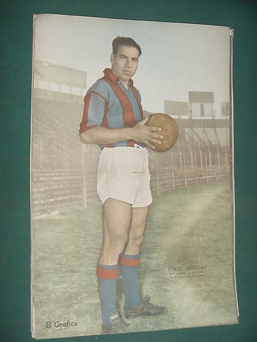 Poster Antiguo Original Jorge Benegas San Lorenzo De Almagro