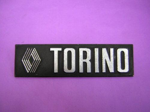 Torino-insignia Placa Rombo Torino Original Nuevo