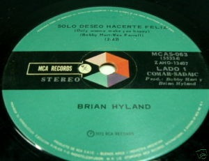 Brian Hyland Solo Deseo Hacerte Feliz Simple Argentino