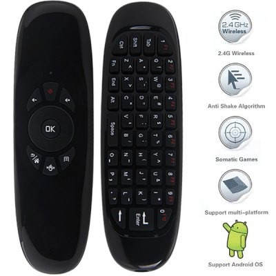 Teclado Y Air Mouse Inalambrico Bluetooth, Smart Tv Y Pc