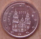 España 1 Cent Euro 2003 *