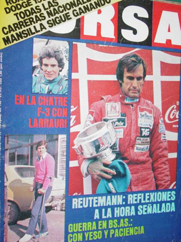 Revista Corsa 782 Reutemann Sigfried Stohr Le Mans Jones F1