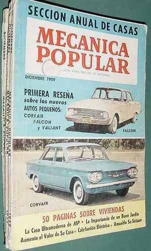 Revista Mecanica Popular Dic59 Autos Falcon Valiant Corvair