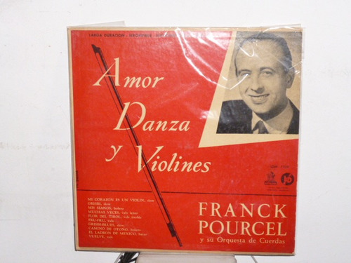 Franck Pourcel Amor Danza Y Violines Vinilo Argentino 10'