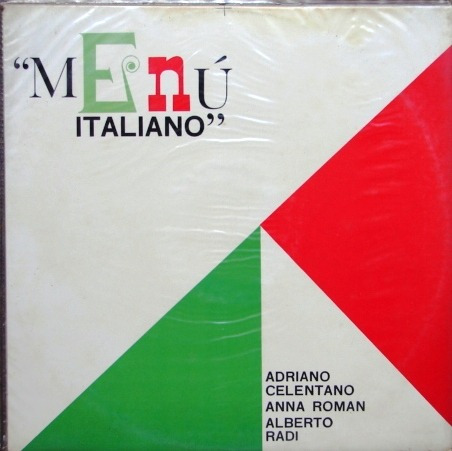Varios - Menú Italiano - Lp Peru 1961 - Adriano Celentano