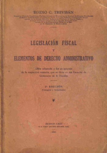 Legislacion Fiscal Elem Derecho Adminis - Trevisan - Peuser