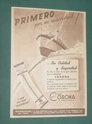 Publicidad - Cierres Corona Suaves Flexibles Automaticos