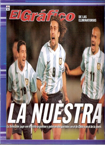 Revista Grafico Eliminatorias 4/0 Seleccion Argentina Chile