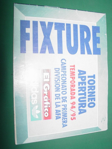 Fixture Futbol Torneo Apertura Primera Divison Afa 1994/95