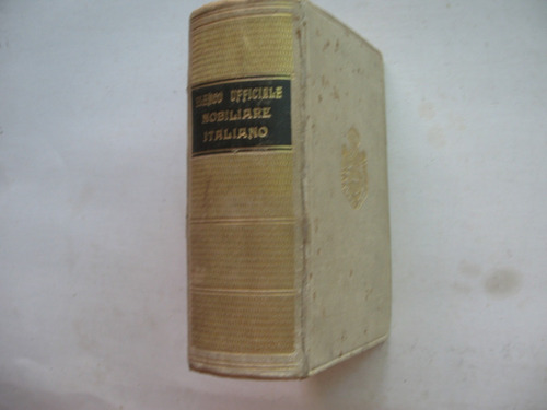 Elenco Ufficiale - Nobiliare Italiano - Primera Edición 1922
