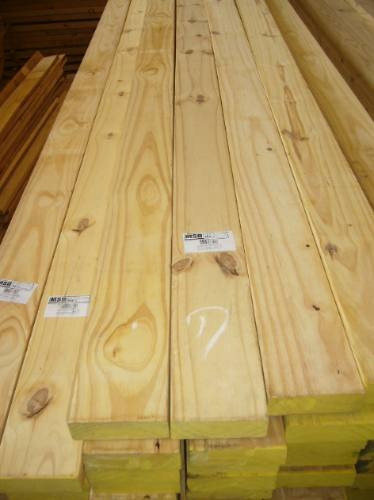 Imagen 4 de 8 de Tabla De Madera Pino Cepillado 1 X 8 X 4,88 Mts