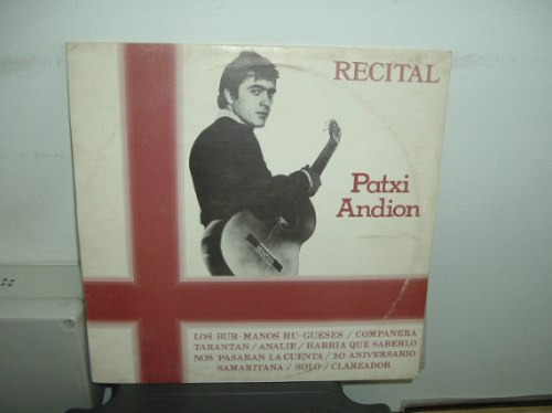 Patxi Andion Recital Compañera Vinilo Argentino