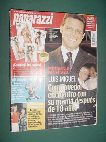 Revista Paparazzi 160 Luis Miguel Cacho Castaña Granata