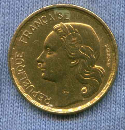 Imagen 2 de 2 de Francia 10 Francs 1958 * Casi Sin Circular * Oferta !!! *