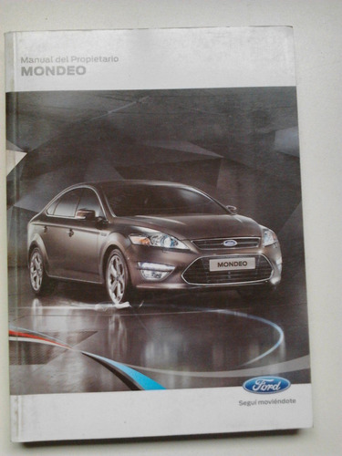 Libro Manual 100% Original De Usuario: Ford Mondeo 2012
