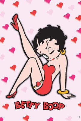 Poster Importado De Betty Boop - Leg - 40 X 50 Cm 