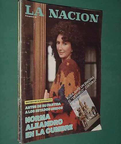 Revista Nacion 946 Reportaje Norma Aleandro 3pg Y Tapa Rusia