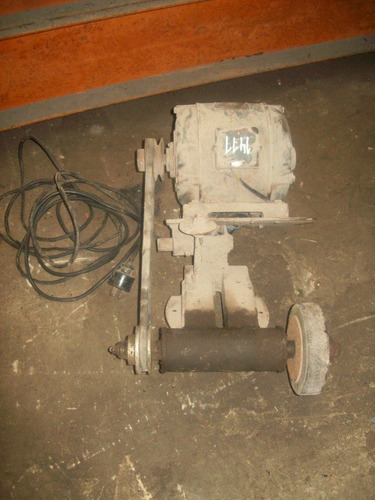 Rectificadora Para Torno Papagno Grande Mot.1,5 Hp Funcion.