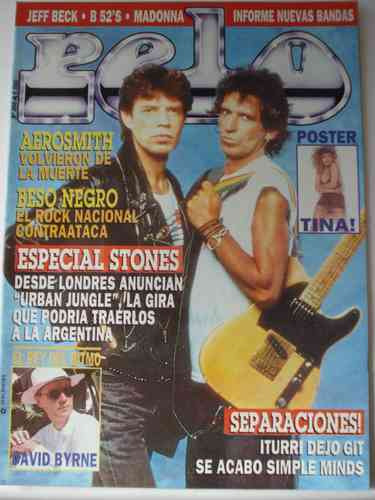 Rev. Pelo Nº 366. R. Stones, Aeroesmith Y Poster Tina Turner