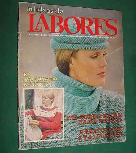 Revista Labores Mil Ideas Tejido Mayo 1981 Moda Ropa Vintage