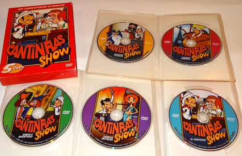 Cantinflas Show Dibujos Animados 5 Dvd.mario Moreno.