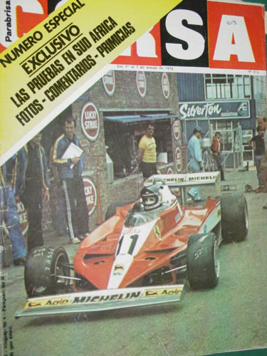 Revista Corsa 613 Jackie Stewart Ferrari T3 Prueba Sudafrica