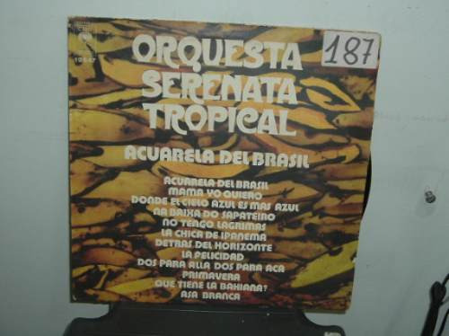 Orquesta Serenata Tropical Acuarela De Brasil Vinilo Arg