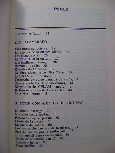 Función De Medianoche - J. Joaquín Blanco Lecturas Mexicanas (Usado)
