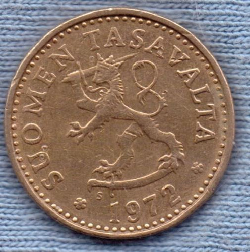 Finlandia 10 Pennia 1972 * Republica *