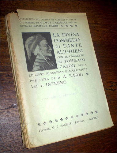 La Divina Commedia: Inferno _ Dante Alighieri - 1922