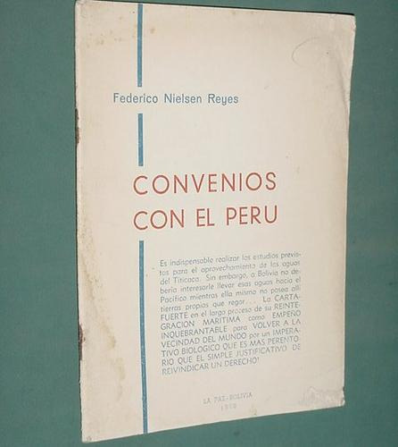 Libro Convenios Peru Nov60 Aprovechamiento Aguas Titicaca