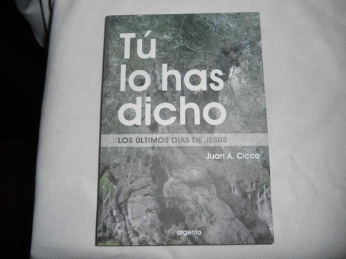 Imagen 1 de 1 de Tú Lo Has Dicho. Los Ultimos Dias De Jesús. Juan A. Cicco.