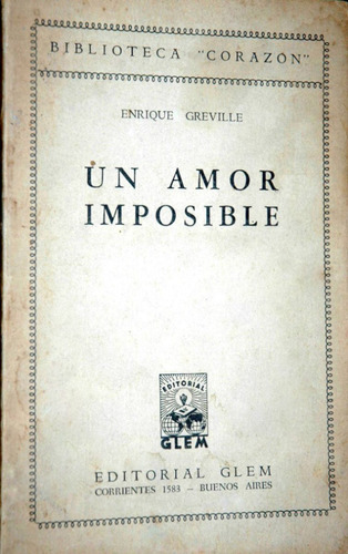 Un Amor Imposible                           Enrique Greville