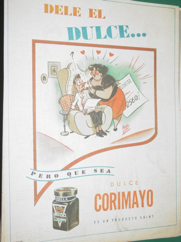 Publicidad Antigua Dulces Corimayo Saint Frasco Comica