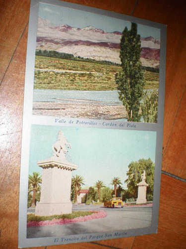 Postal Antigua Potrerillos - Parque San Martin Mendoza