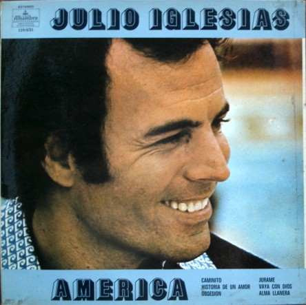 Julio Iglesias - America - Lp Vinilo Año 1976 - Alexis31