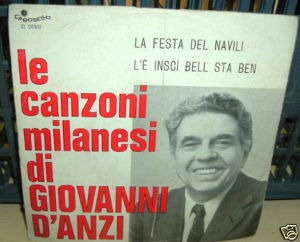 Giovanni D'anzi Le Canzoni Milanesi Simple C/tapa Italiano