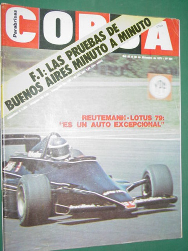 Revista Corsa 655 Reutemann Lotus Derek Daly Motocross F1