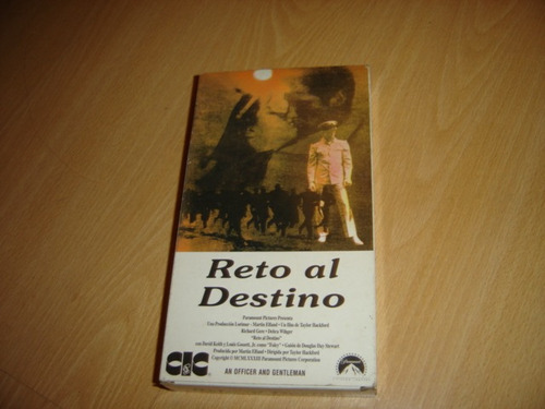 Reto Al Destino Vhs Richard Gere Debra Winger